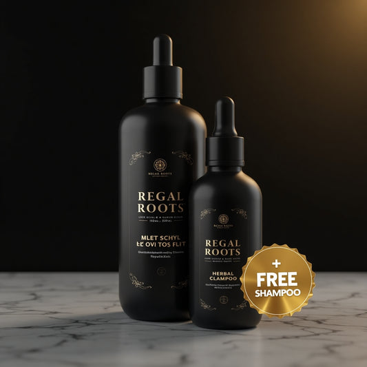 200ML Regal Roots Luxe Hair & Scalp Elixir + 50ML Organic Shampoo !